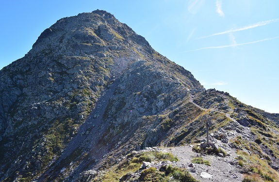 Monte Cauriol (2.494 m) dalla Val Sadole di Ziano