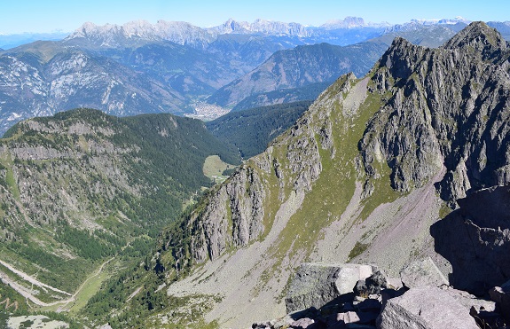 Monte Cauriol (2.494 m) dalla Val Sadole di Ziano