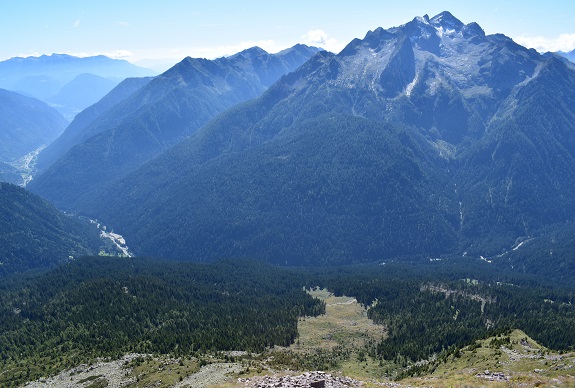 Monte Cauriol (2.494 m) dalla Val Sadole di Ziano