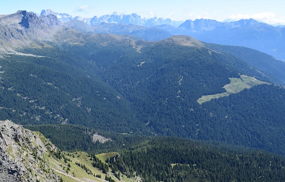 Monte Cauriol (2.494 m) dalla Val Sadole di Ziano