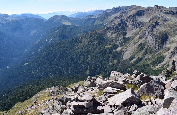 Monte Cauriol (2.494 m) dalla Val Sadole di Ziano