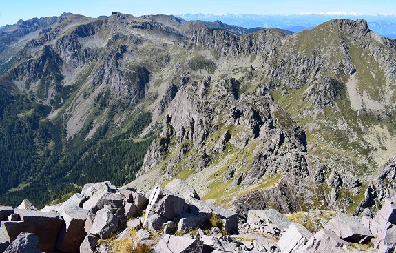 Monte Cauriol (2.494 m) dalla Val Sadole di Ziano