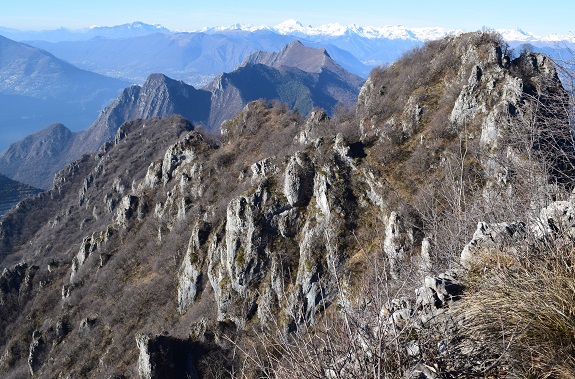 Traversata della cresta dal Monte Pura a Punta Tisdel (1.334 m) - Gruppo del Guglielmo