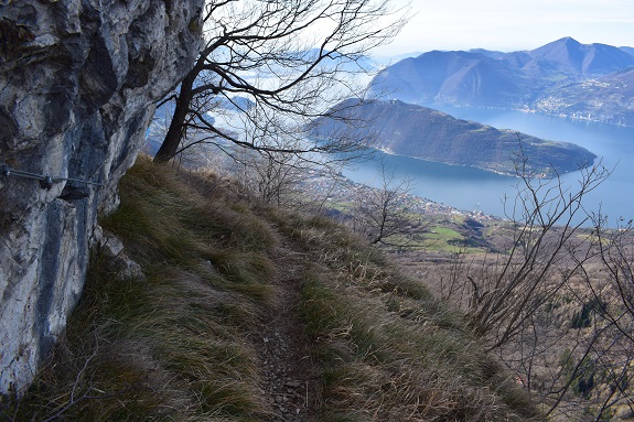 Punta Almana (1.390 m) per la variante alta del 