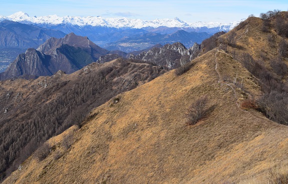 Punta Almana (1.390 m) per la variante alta del 