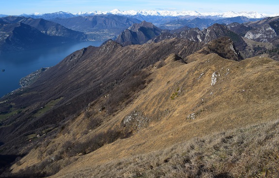 Punta Almana (1.390 m) per la variante alta del 