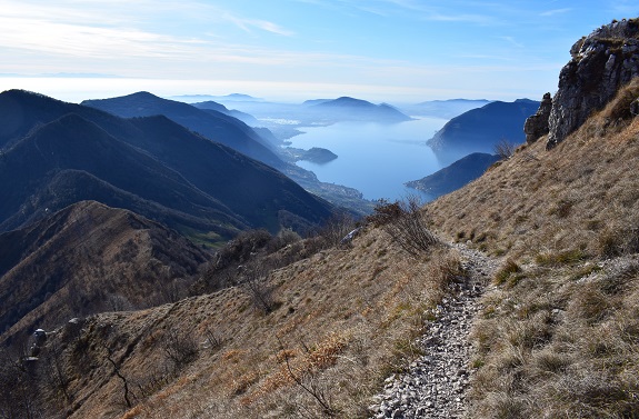 Punta Almana (1.390 m) per la variante alta del 