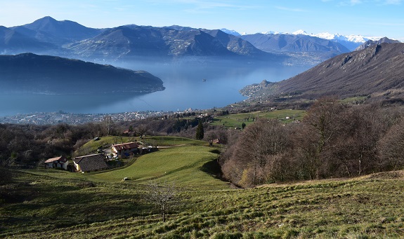 Punta Almana (1.390 m) per la variante alta del 