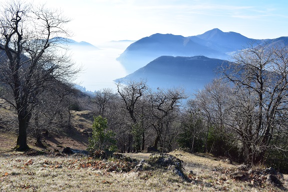 Punta Almana (1.390 m) per la variante alta del 