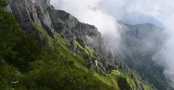 Pavione (2.335 m) da Passo Croce d''Aune - Alpi Feltrine