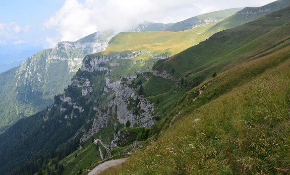 Pavione (2.335 m) da Passo Croce d''Aune - Alpi Feltrine