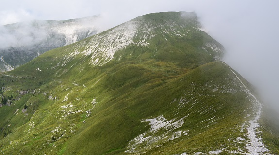 Pavione (2.335 m) da Passo Croce d''Aune - Alpi Feltrine