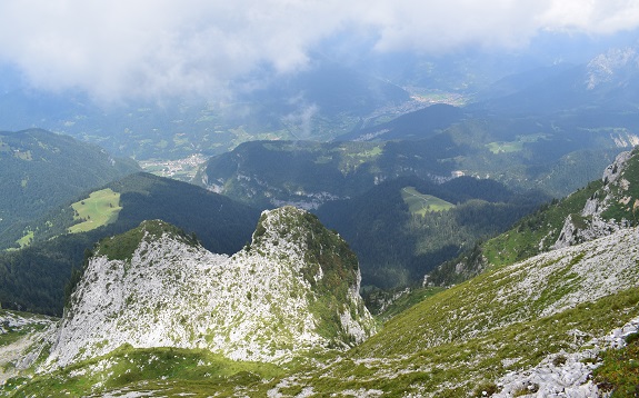 Pavione (2.335 m) da Passo Croce d''Aune - Alpi Feltrine