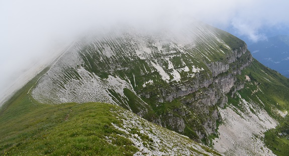 Pavione (2.335 m) da Passo Croce d''Aune - Alpi Feltrine