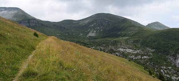 Pavione (2.335 m) da Passo Croce d''Aune - Alpi Feltrine