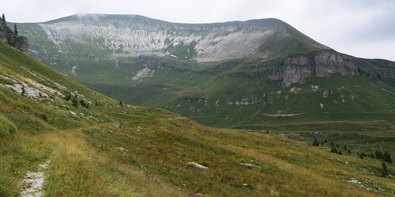 Pavione (2.335 m) da Passo Croce d''Aune - Alpi Feltrine