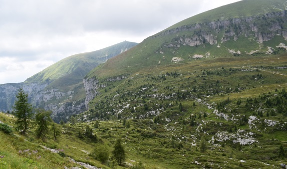 Pavione (2.335 m) da Passo Croce d''Aune - Alpi Feltrine