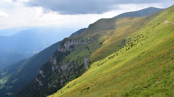 Pavione (2.335 m) da Passo Croce d''Aune - Alpi Feltrine