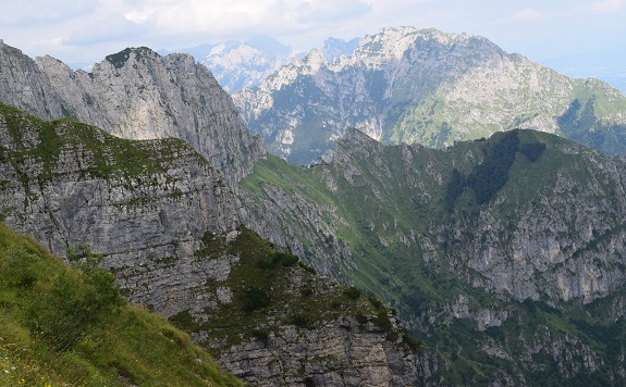 Pavione (2.335 m) da Passo Croce d''Aune - Alpi Feltrine