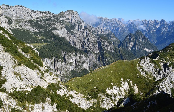 Tentativo per il Pizzocco (2.186 m) da Roer - Alpi Feltrine