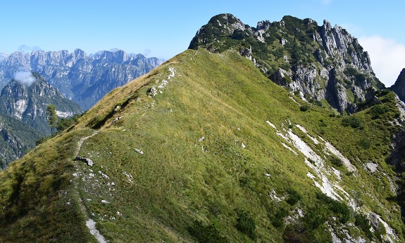 Tentativo per il Pizzocco (2.186 m) da Roer - Alpi Feltrine