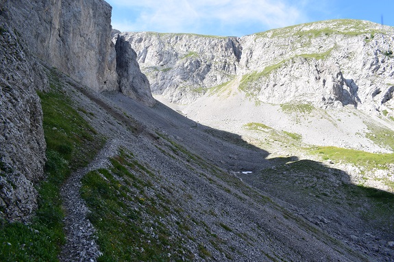 Tentativo per il Bivera (2.474 m) dalla Sella di Razzo - Gruppo del Bivera