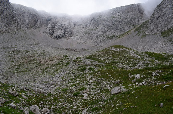 Tentativo per il Bivera (2.474 m) dalla Sella di Razzo - Gruppo del Bivera