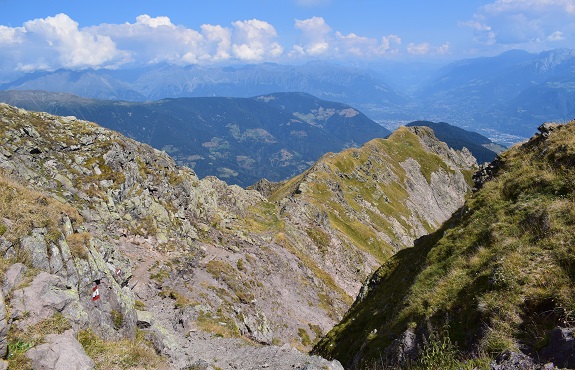 Monte Luco (2.434 m) da Passo Palade - Catena delle Maddalene