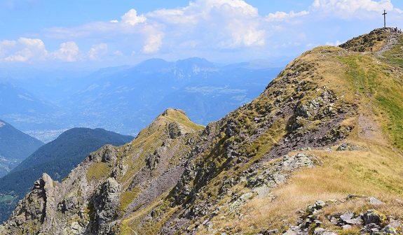 Monte Luco (2.434 m) da Passo Palade - Catena delle Maddalene