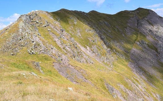 Monte Luco (2.434 m) da Passo Palade - Catena delle Maddalene