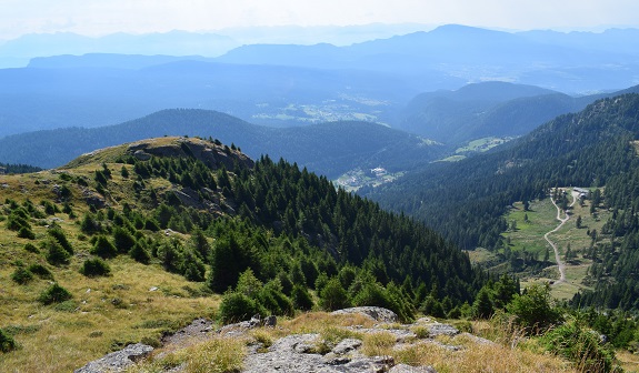 Monte Luco (2.434 m) da Passo Palade - Catena delle Maddalene