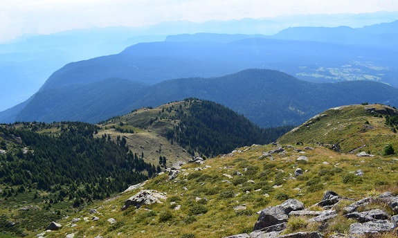 Monte Luco (2.434 m) da Passo Palade - Catena delle Maddalene