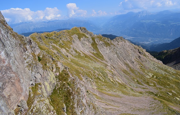 Monte Luco (2.434 m) da Passo Palade - Catena delle Maddalene