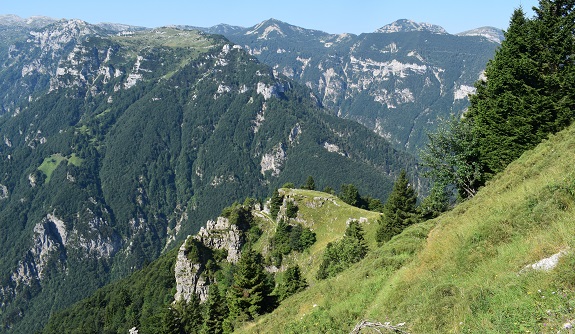 Monte Maggio (1.853 m) dal Passo della Borcola - Altopiano di Folgaria