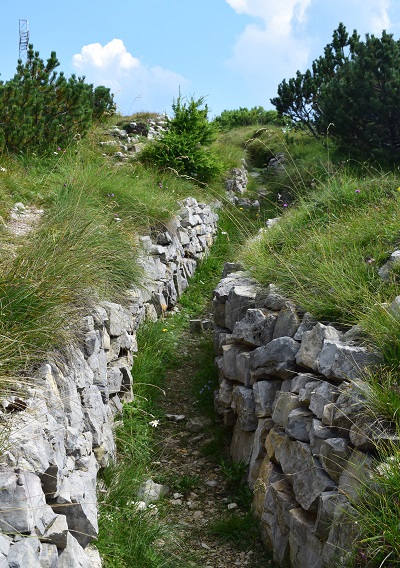 Monte Maggio (1.853 m) dal Passo della Borcola - Altopiano di Folgaria