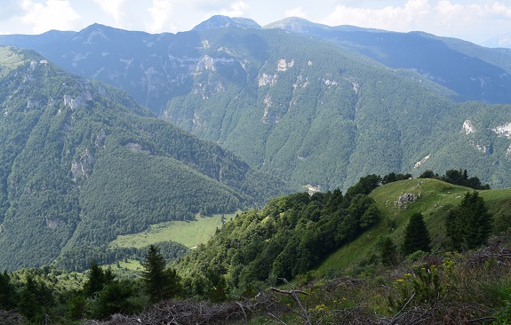 Monte Maggio (1.853 m) dal Passo della Borcola - Altopiano di Folgaria