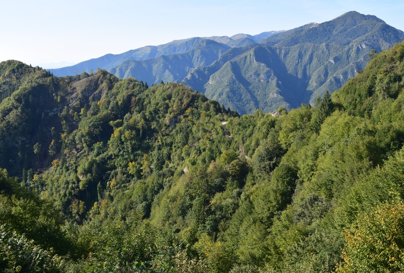 Cengia di Prada-Monte Sassum-Monte Santo da Case Bolenghini (Massiccio del Grappa)