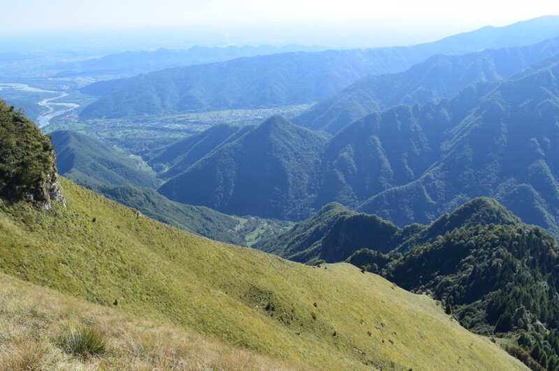 Cengia di Prada-Monte Sassum-Monte Santo da Case Bolenghini (Massiccio del Grappa)