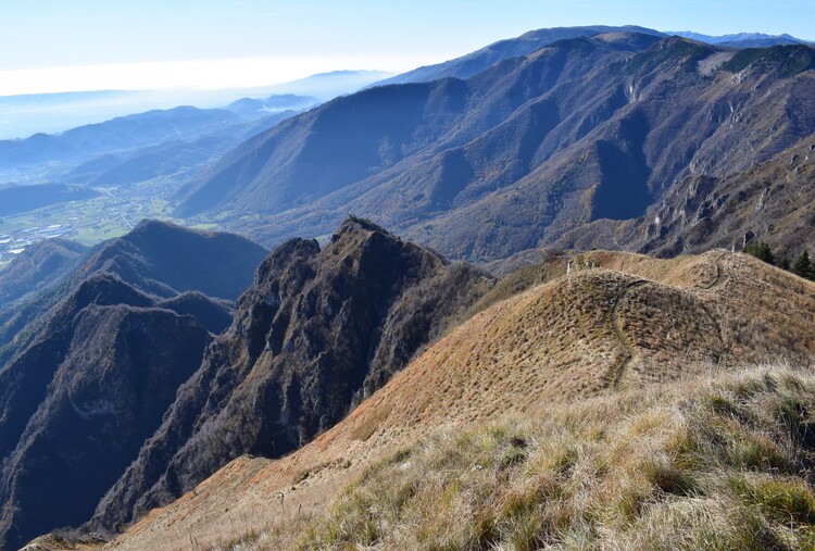 Cima Vallon Scuro-Col de Moi da Zelant (Prealpi Trevigiane)