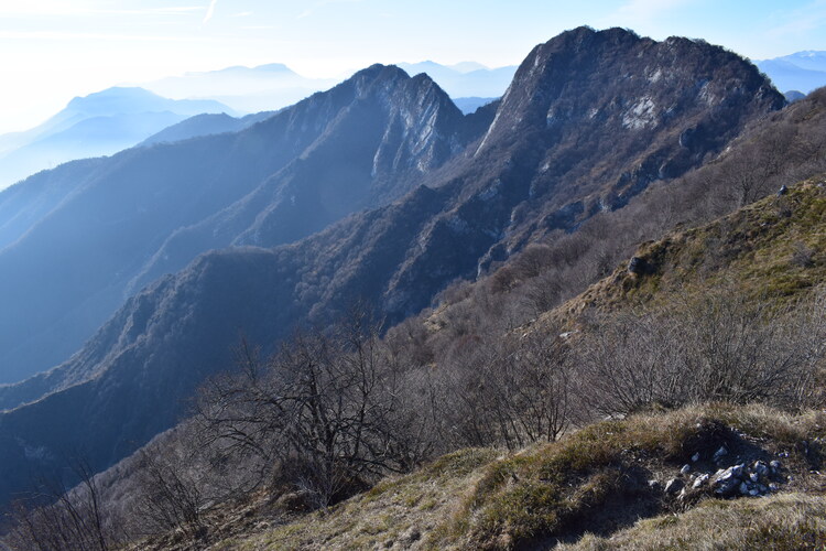 Monte Spino da San Michele per la 