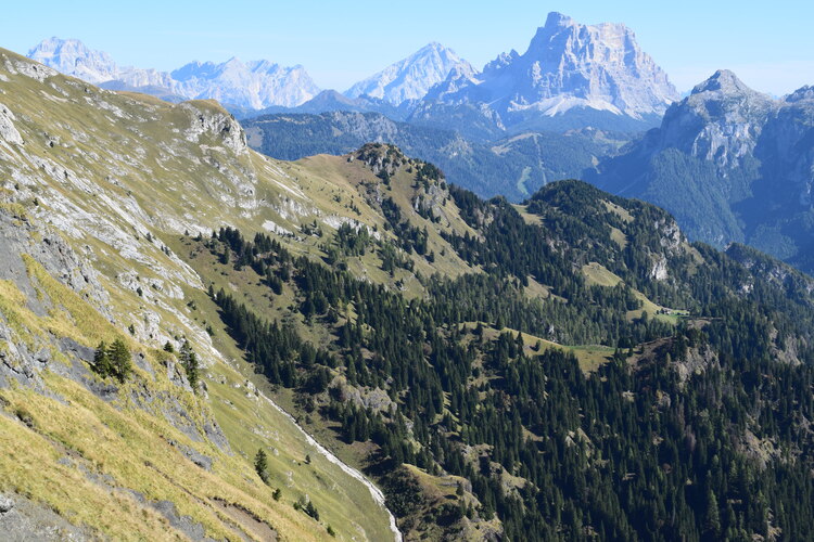 Piz Zorlet da San Tomaso Agordino (Gruppo della Marmolada)