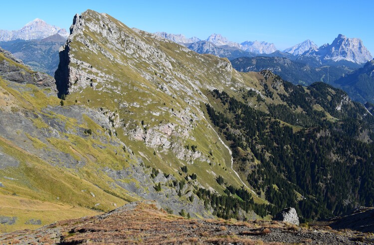 Piz Zorlet da San Tomaso Agordino (Gruppo della Marmolada)