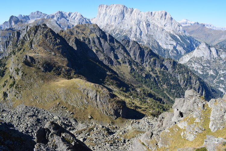 Piz Zorlet da San Tomaso Agordino (Gruppo della Marmolada)