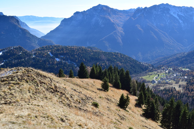 Col di Luna da Forcella Aurine (Dolomiti Agordine)