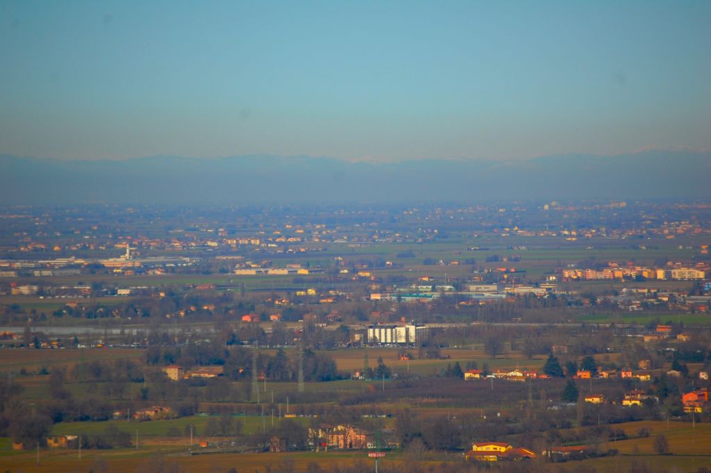 Le Alpi viste dall''Eremo di Tizzano (Bologna)
