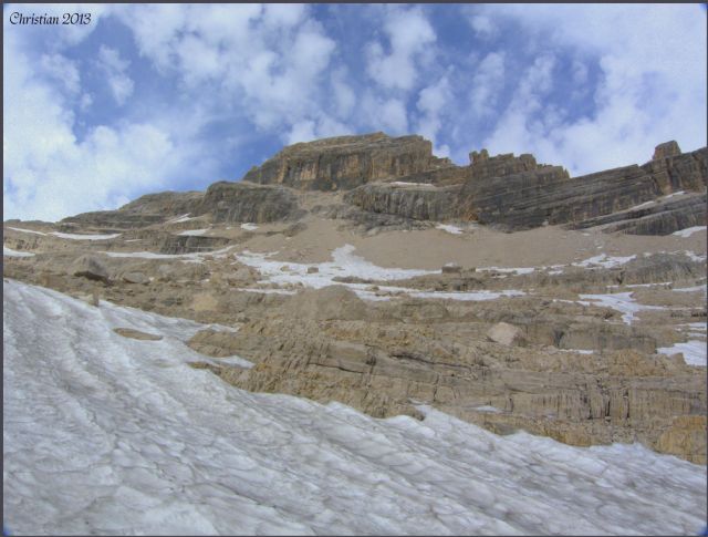 salita al Monte Pelmo 3168 m. s.l.m.