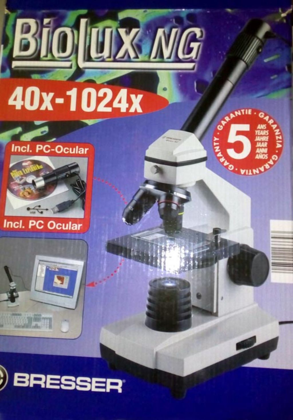 Il microscopio Bresser BioLux mod. NG NV AL