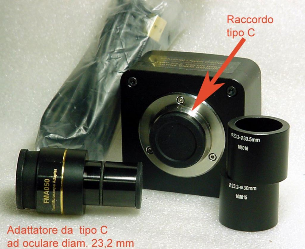 Reflex Nikon + stereoscopio trinoculare