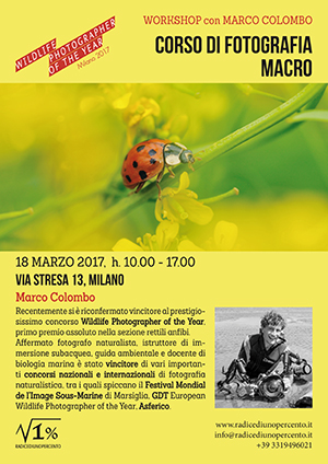 seminario teorico di fotografia macro e ravvicinata