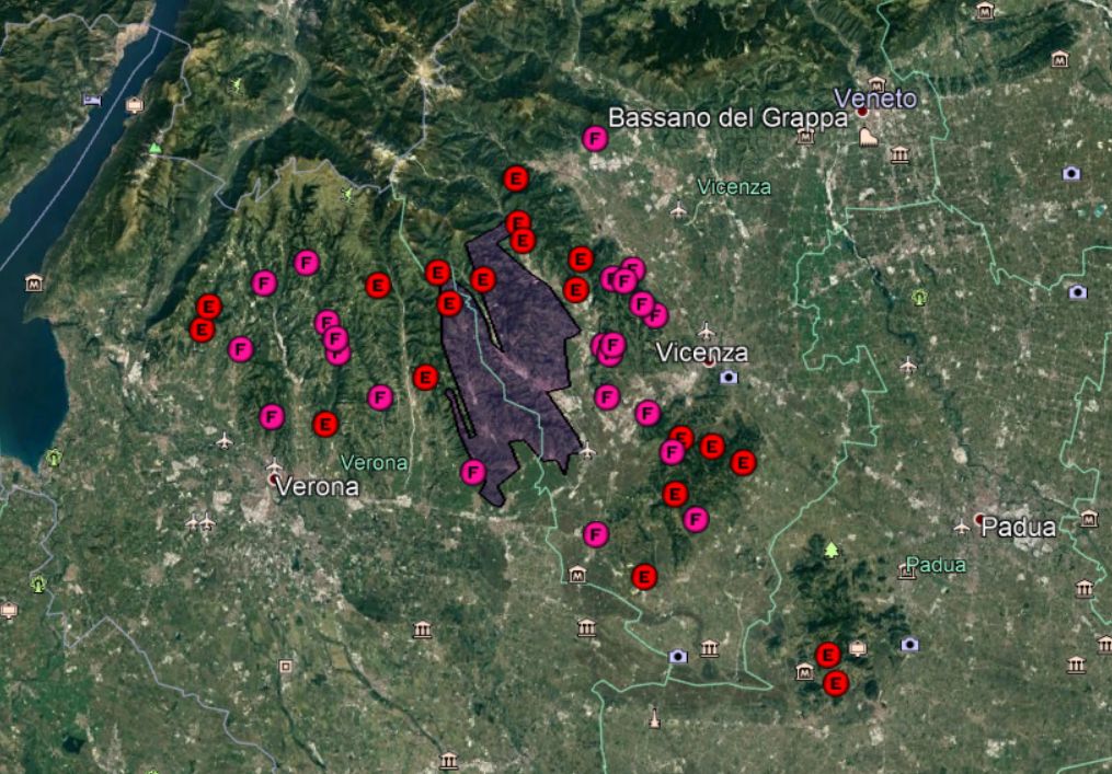 Cochlostoma villae da Avesa (VR) e distribuzione